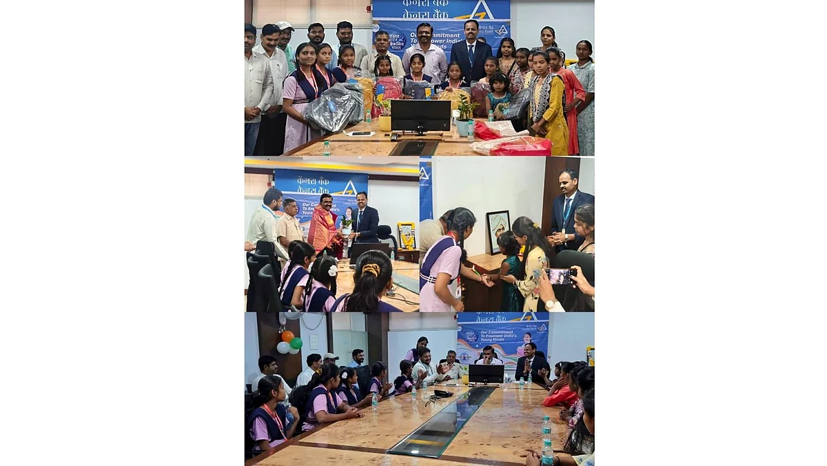 228 Girls From 38 Schools Benefit From Canara Bank Scholarships In Chhatrapati Sambhajinagar