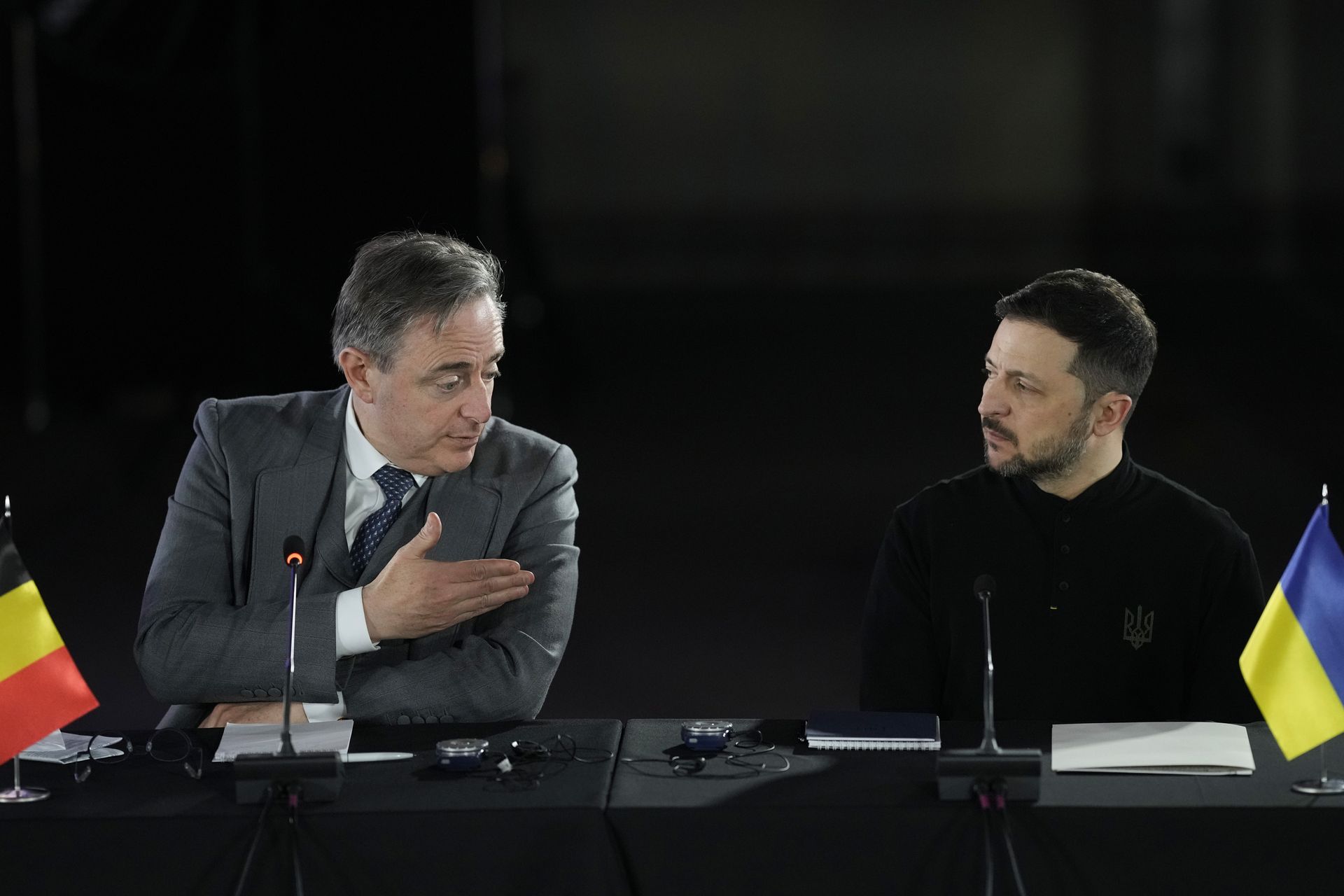 Zelensky meets Belgian Prime Minister De Wever, but silence reigns on Russian assets