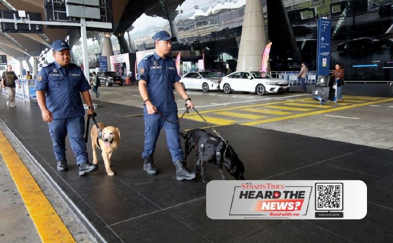 Cops step up K9 patrols at KLIA