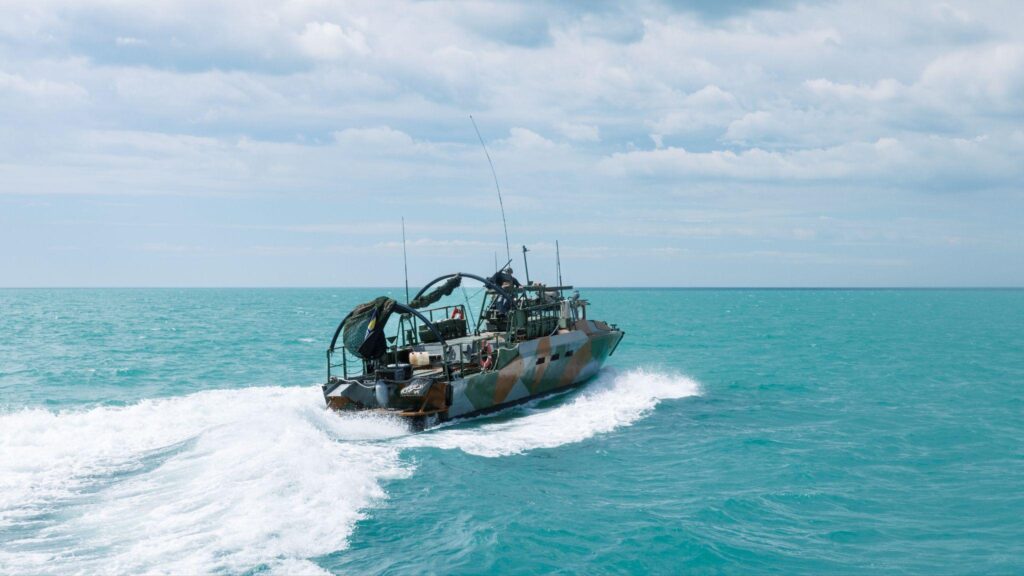 Ukraine landed a gun-armed robot on a Russian beach. Russia sent jet drones after the boats