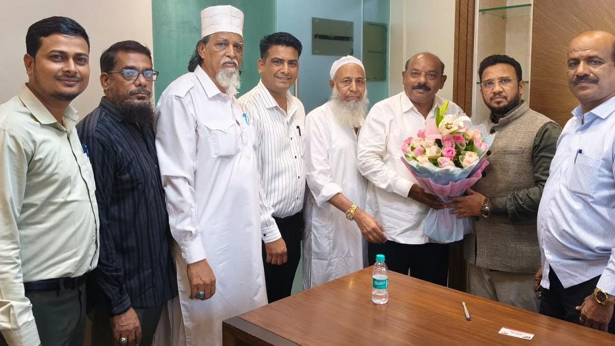 Shahapur Delegation Raises Waqf-Related Concerns Before Maharashtra Waqf Board Chairman Sameer Qazi In Mumbai