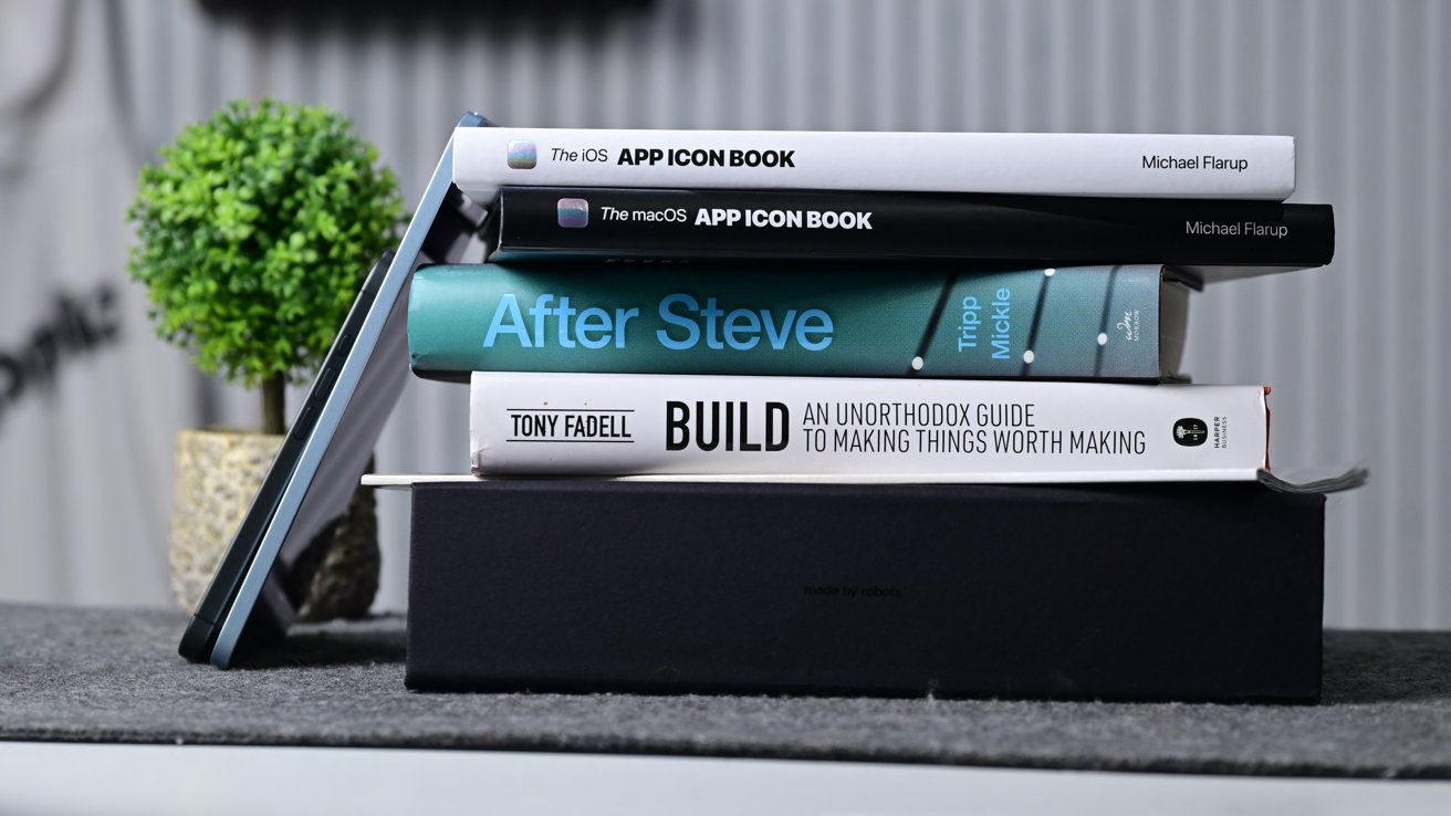 The best Apple-related books in AppleInsider's video studio