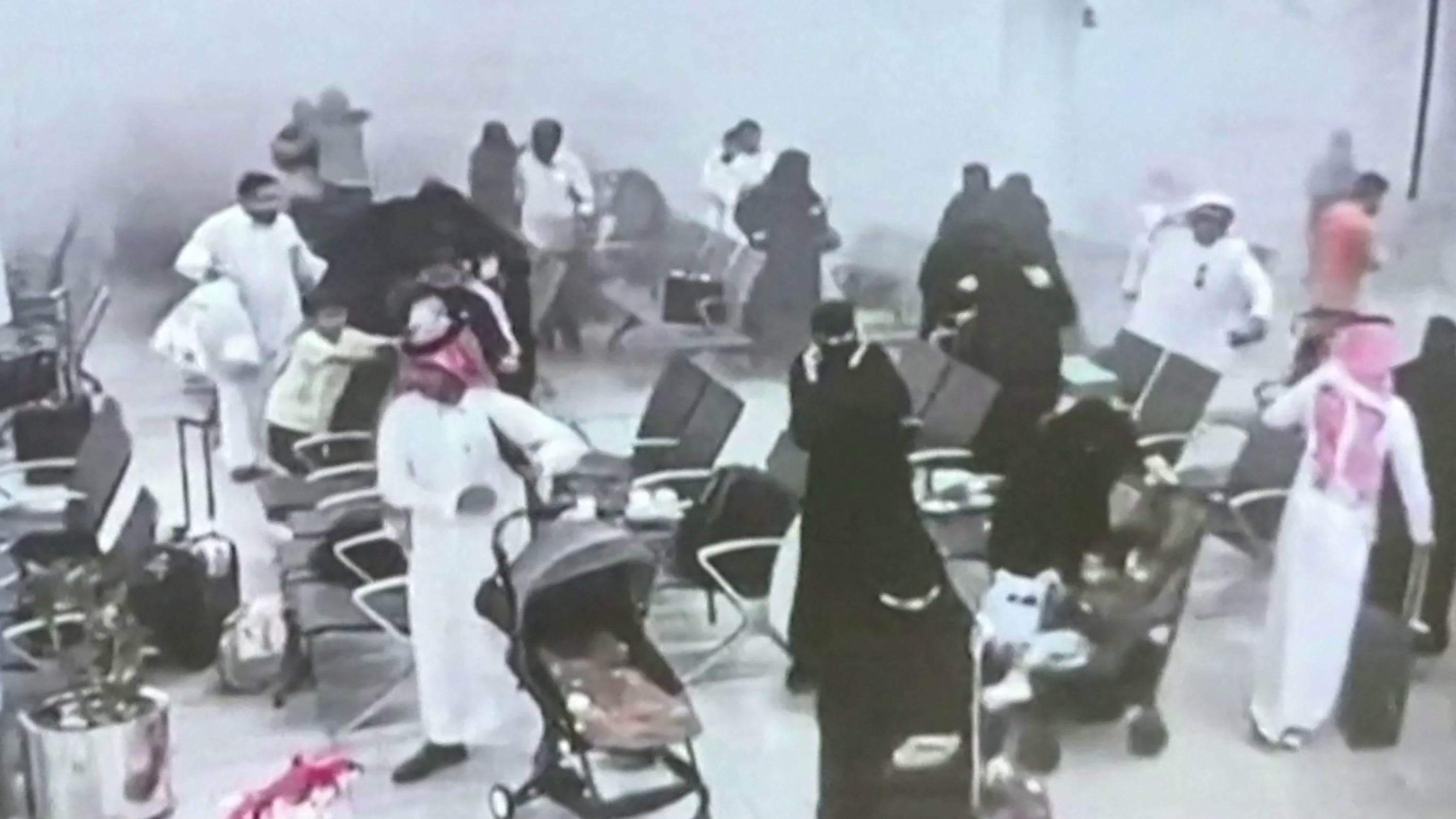 Middle East latest: Saudi coalition releases footage of Houthi attacks on Riyadh airport