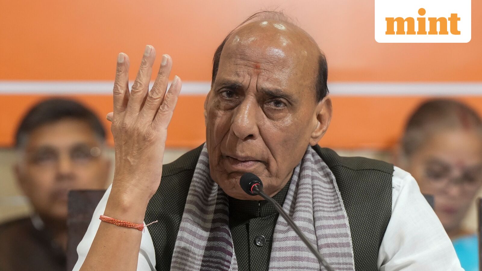 ‘Bangladesh-style regime change’: Rajnath Singh accuses Congress, allies of fuelling ‘anarchy’ amid anti-CEC protests