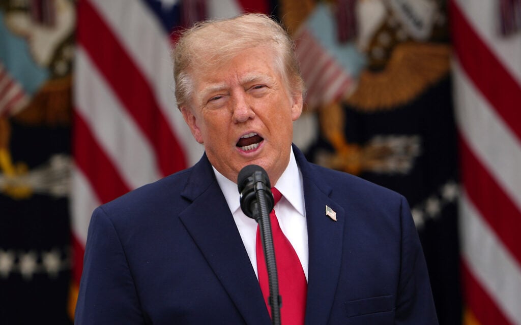 Trump when asked whether he trusts Netanyahu: ‘In politics I don’t trust anybody’