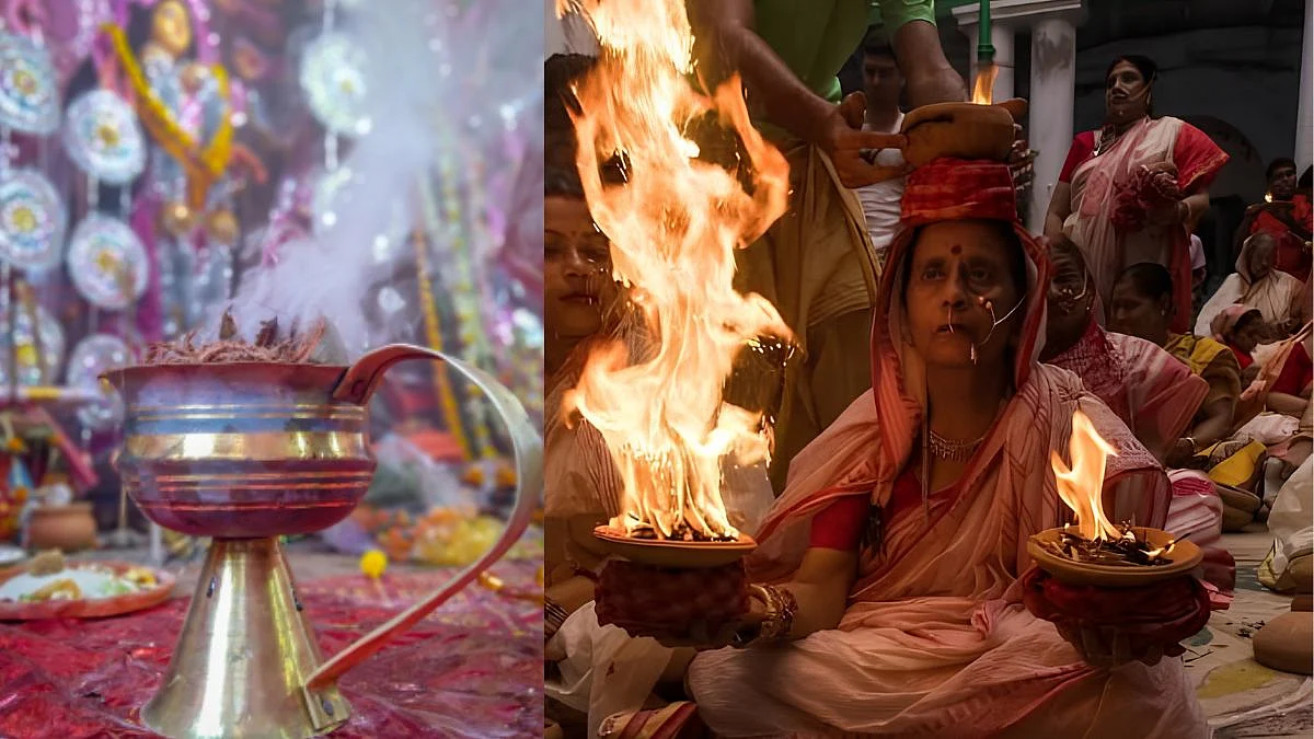 What Is Dhuno Porano? Exploring The Age-Old Ritual And Its Significance During Durga Puja