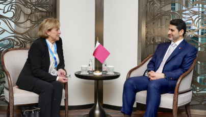 QCB Governor meets Standard Chartered Group Chair