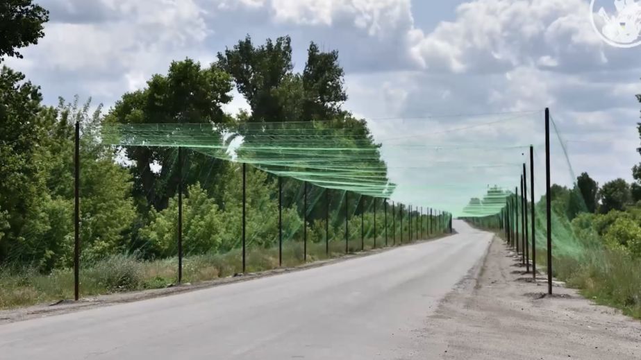 Ukraine makes its anti-drone road nets a national standard in a new strategy for defensive lines through 2028. It has already strung over more than 1,000 kilometers of road