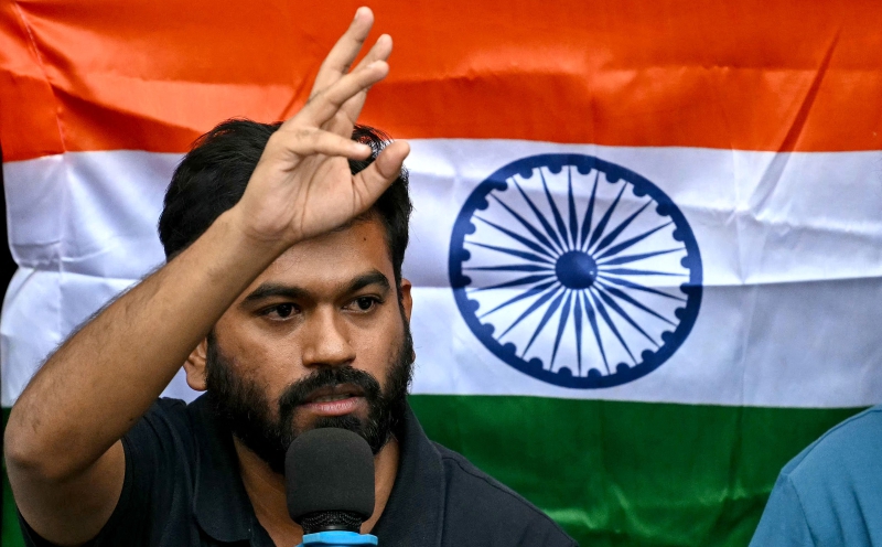 Indian police detain 'cockroach' movement founder Dipke ahead of protest