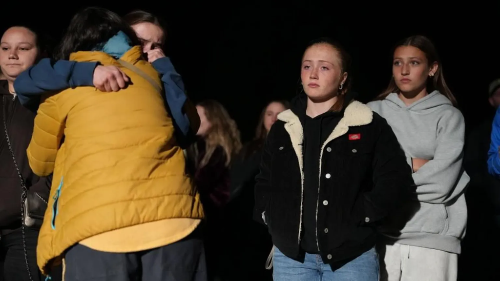 Children aged 5, 8 and 11 killed in US school shooting before suspect shot by bystander
