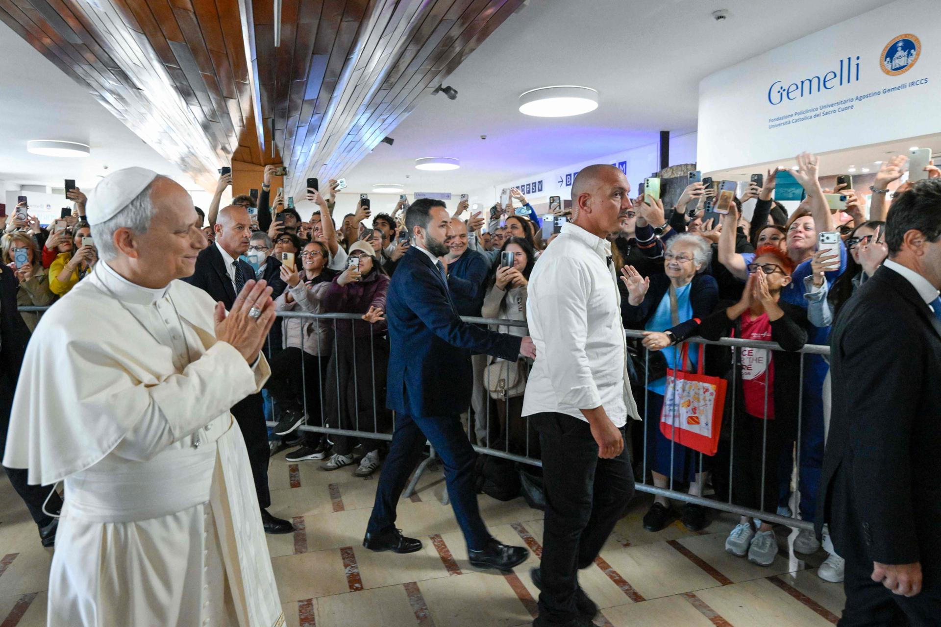 Pope's doctors say tests confirm continued improvement in his condition after cancer surgery