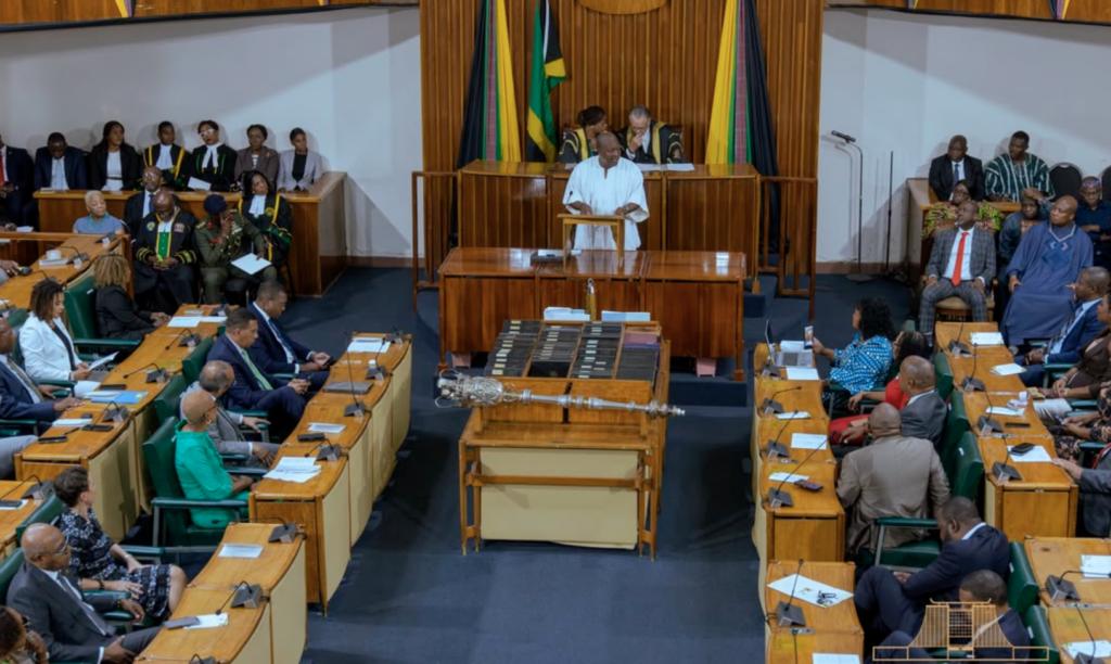 Mahama addresses the joint sitting of Jamaican Lower/Upper Houses in Kingston
