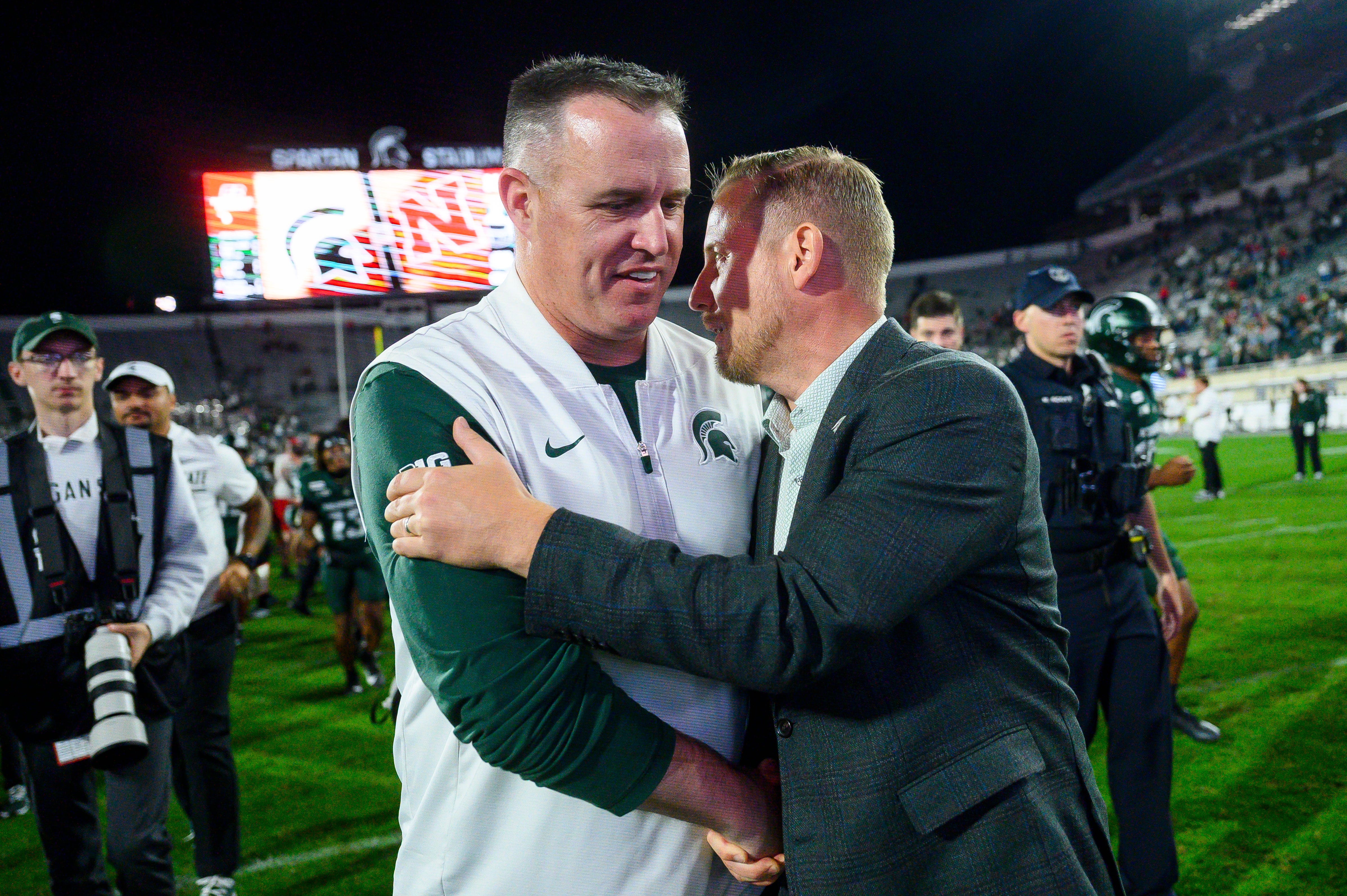 MSU AD unbothered by coach's middle finger: 'We're not choir children'