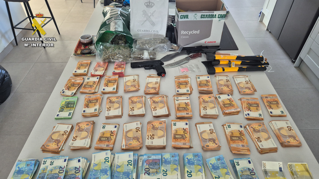 Axes, guns, cocaine and a Brit in cuffs: the shocking haul from Tenerife’s laughing gas bust