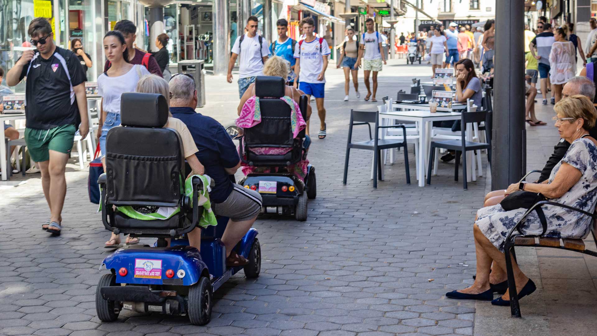 Benidorm Shopper’s Close Call with Mobility Scooter