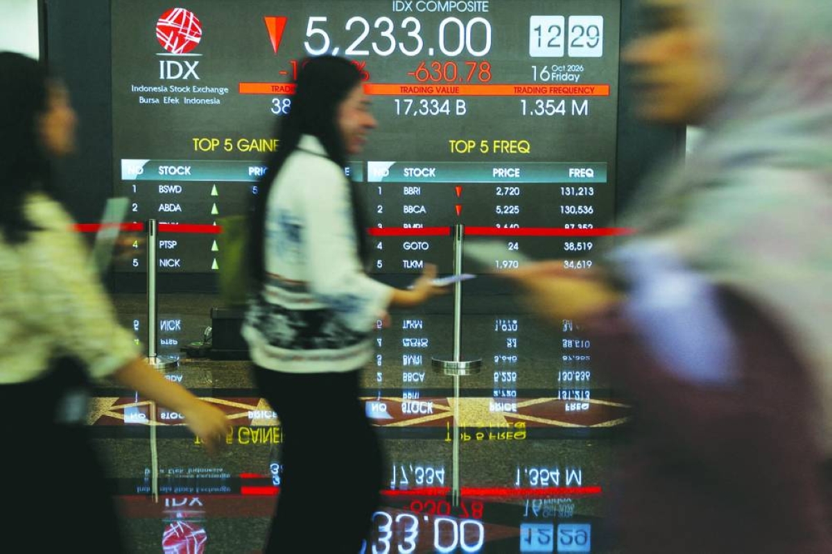 Indonesia stocks post biggest single-day drop in nearly 3 decades