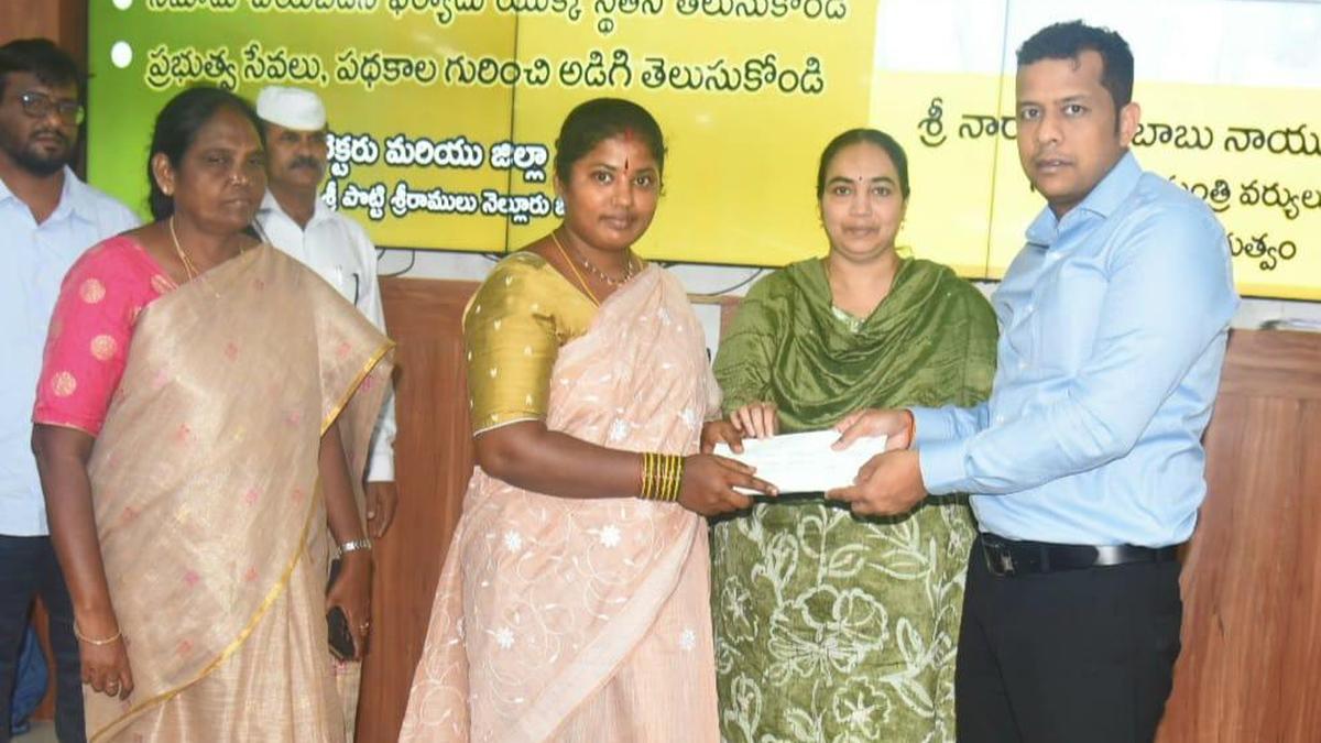 Nellore Collector supports woman entrepreneur with ₹80,000 financial aid