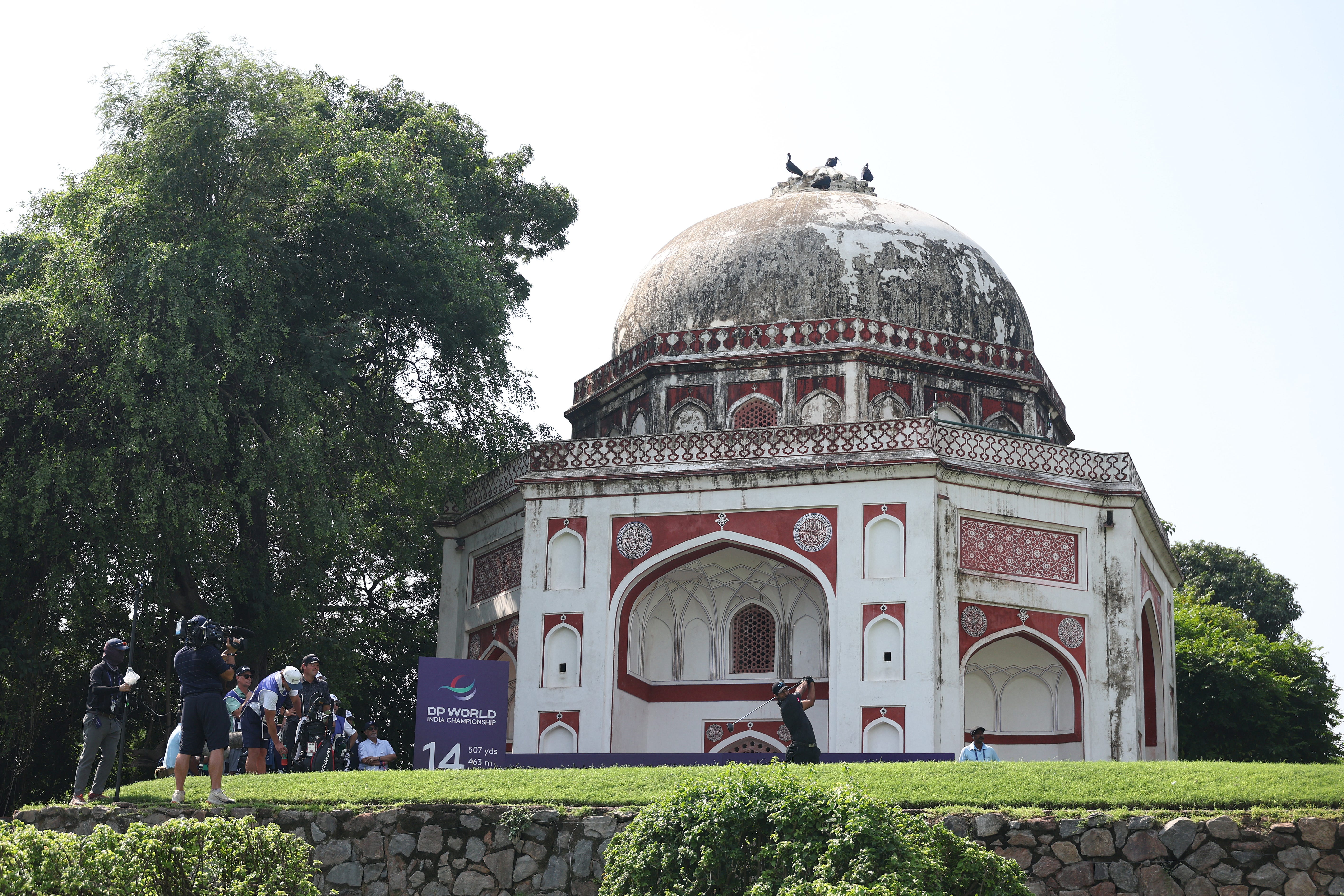 The large structures seen during DP World India Championship have a fascinating history