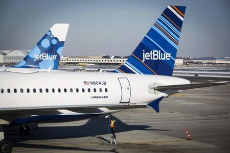 Why is JetBlue Airways stock sliding today?