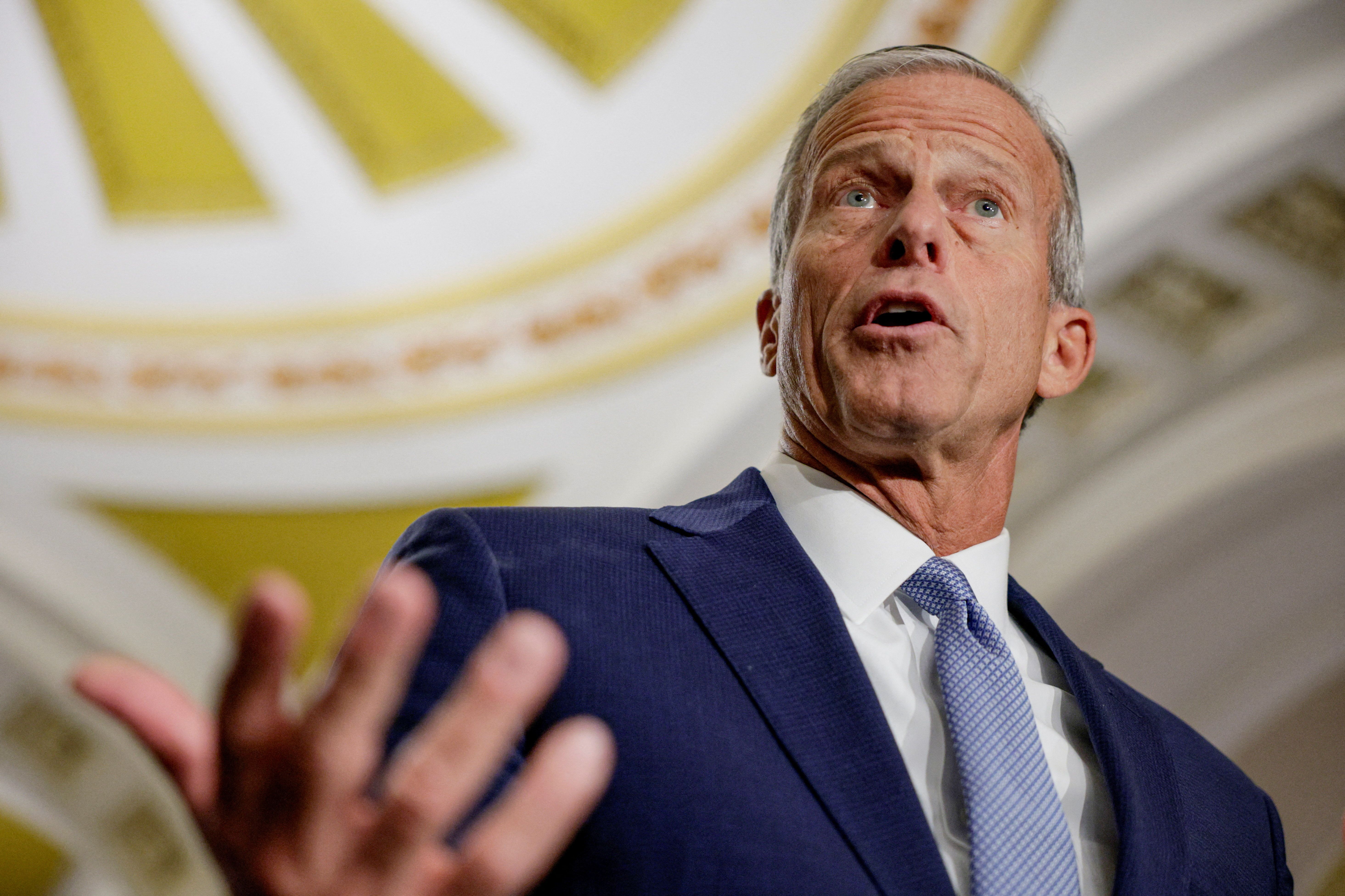 Thune enjoys surprisingly clear path back to GOP leader despite Trump's attacks