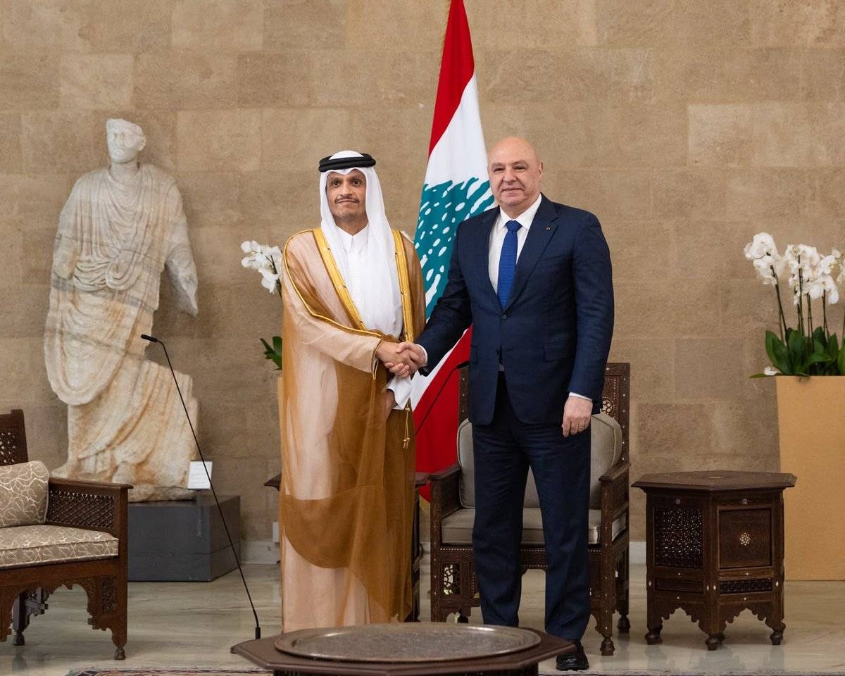 Lebanese president lauds Qatar's support for regional de-escalation