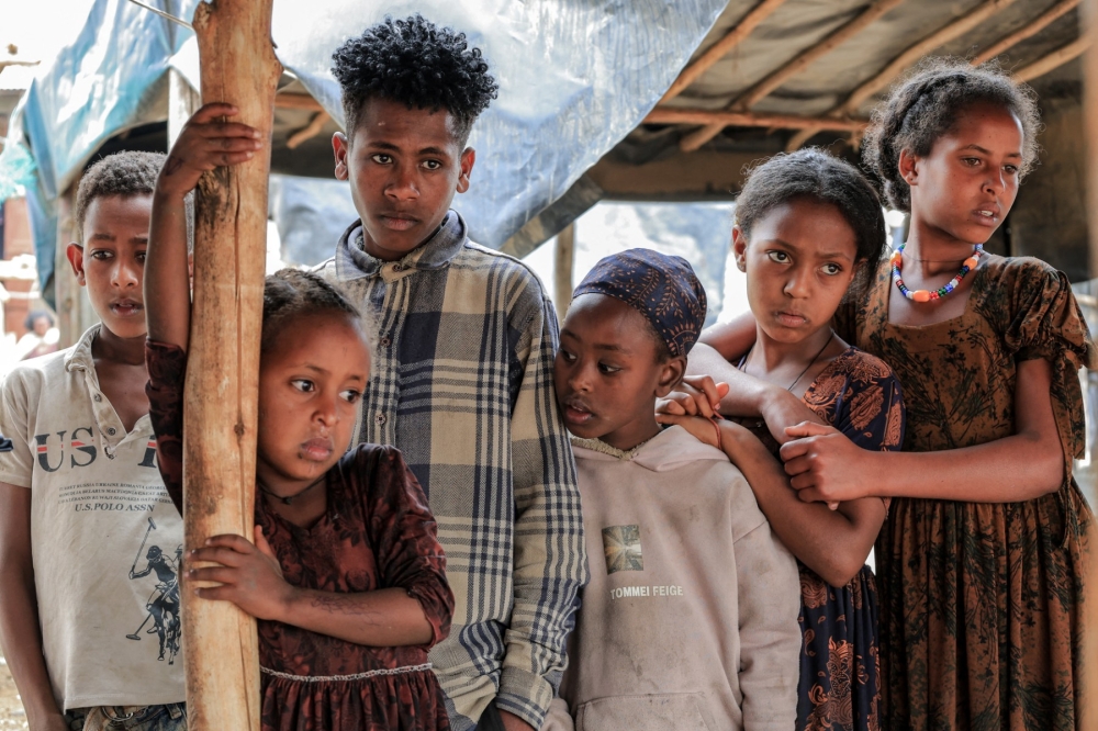 'The sound keeps coming back': children maimed in Ethiopia's Tigray clashes