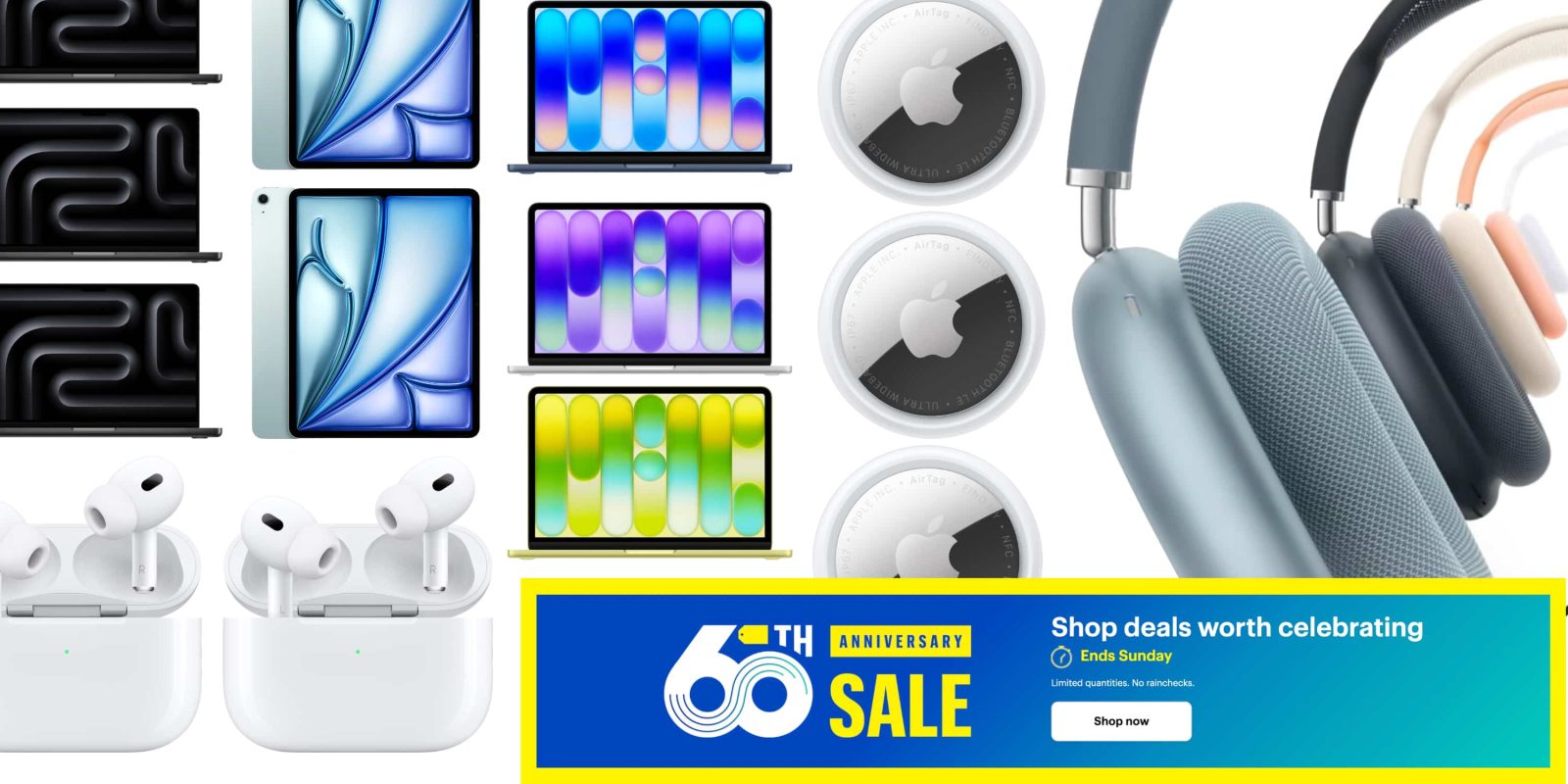 Deals: AirPods Pro 3 25% off, AirPods Max 2 $120 off, AirTag 2 all-time low, M5 Pro MacBook Pro $650 off, more
