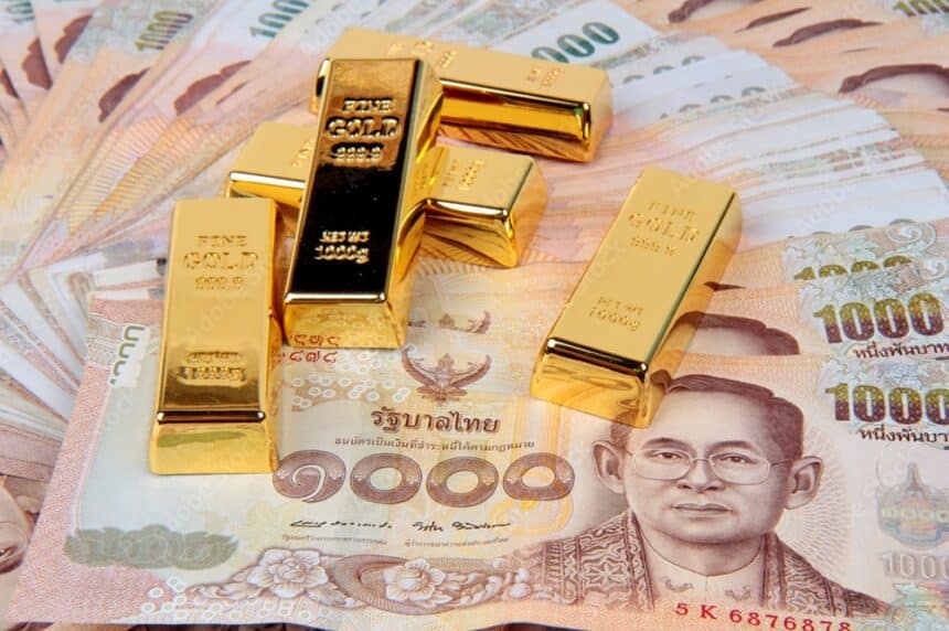 Gold Closes 150 Baht Higher After 23 Swings