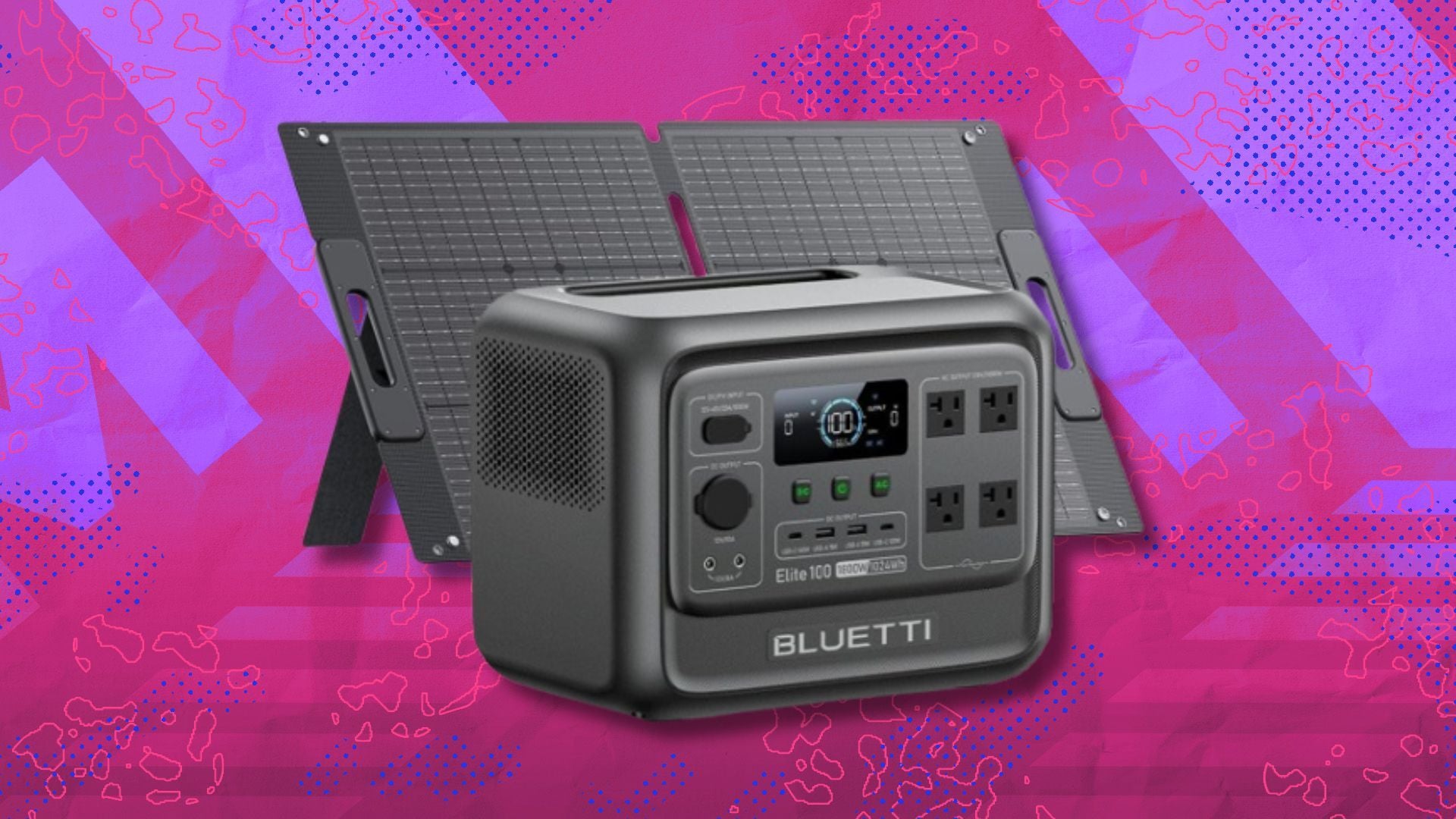 Gear up with the Bluetti Elite 100 V2 portable power station and a 100W solar panel for under $630
