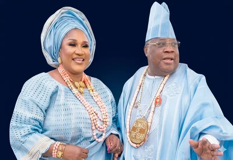 ‘He danced from morning to morning at our wedding’ — Governor Adeleke’s wife on husband’s famous moves