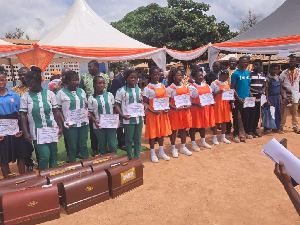 World Vision Ghana equips 24 out-of-school youth with apprenticeship training