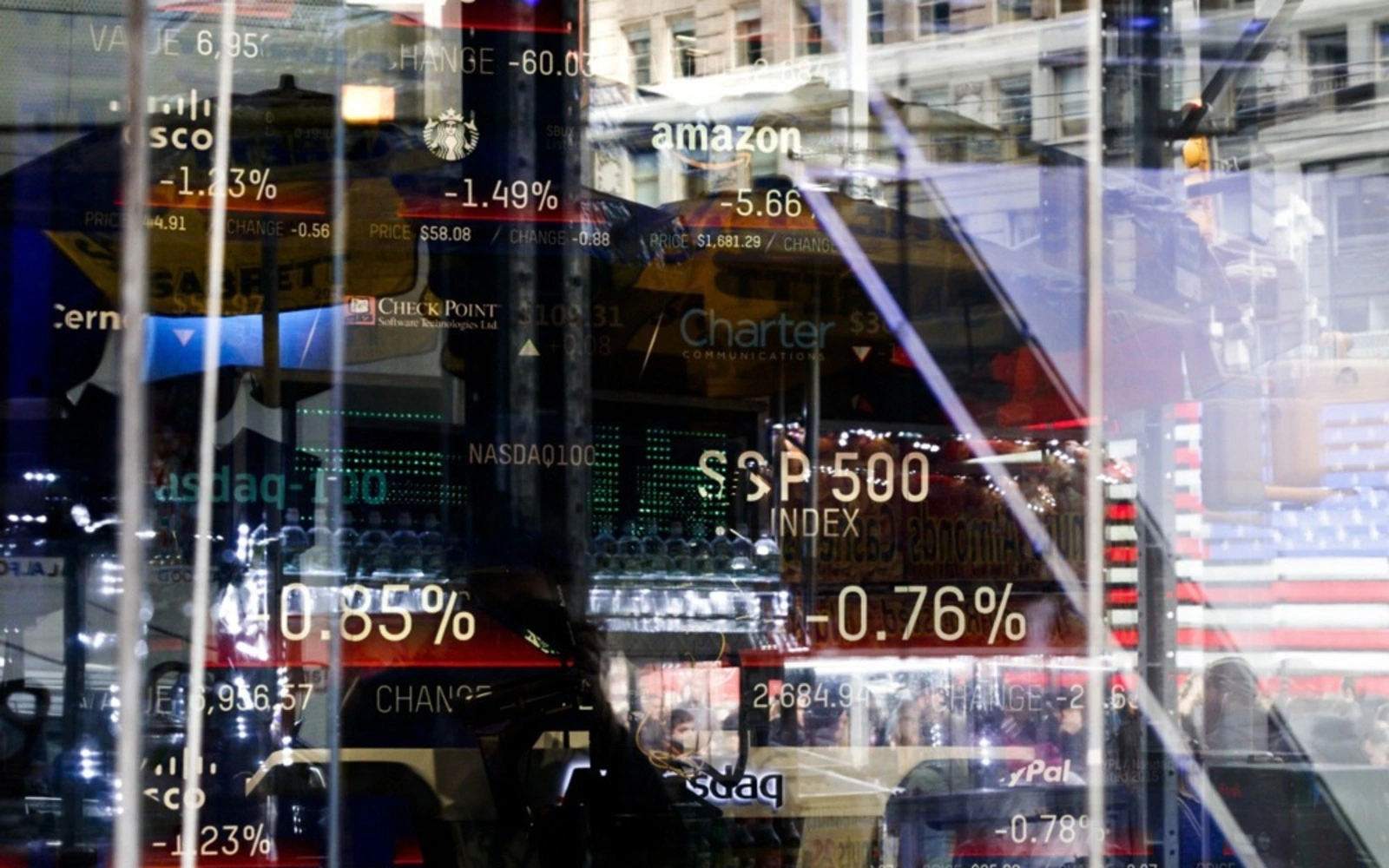 S&P 500 inches lower as Middle East tensions outweigh tech gains