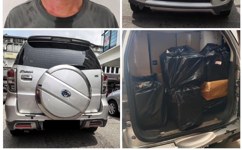 Police seize RM1.66mil contraband cigarettes, arrest two