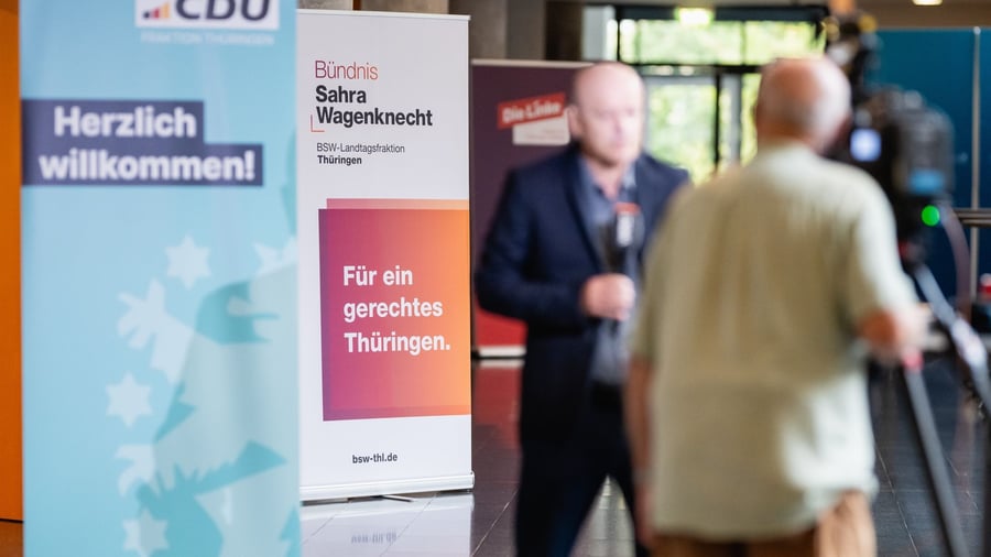 Parteiquerelen: Zwei BSW-Leute tragen Thüringer Regierung nicht mehr mit