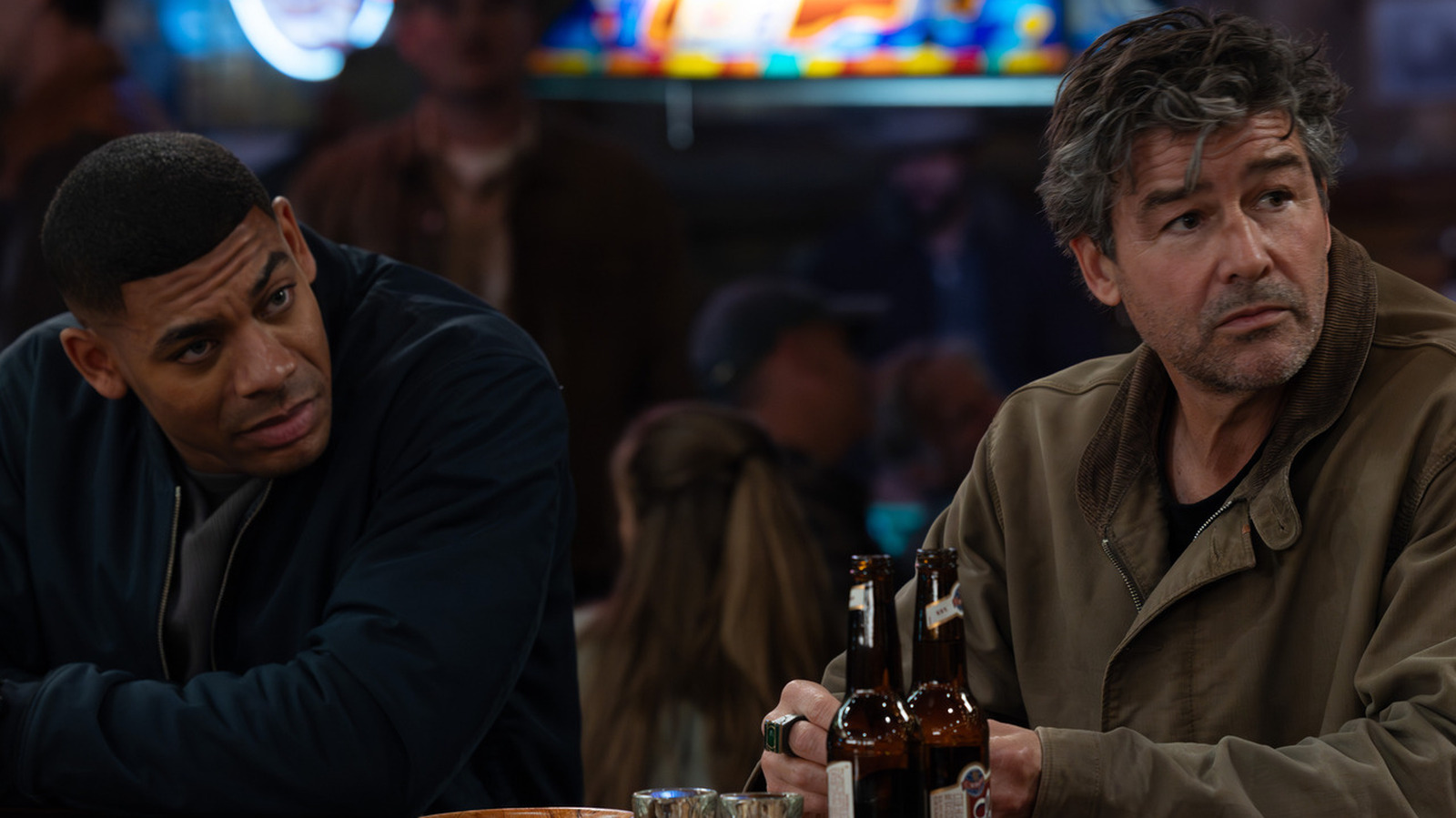 Lanterns' Kyle Chandler And Aaron Pierre Discuss Hal And John's Complicated Relationship: Mortality, Mentorship, And More — Watch