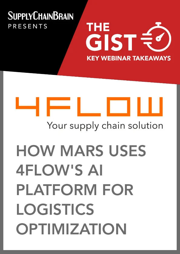 How Mars uses 4flow’s AI Platform for Logistics Optimization