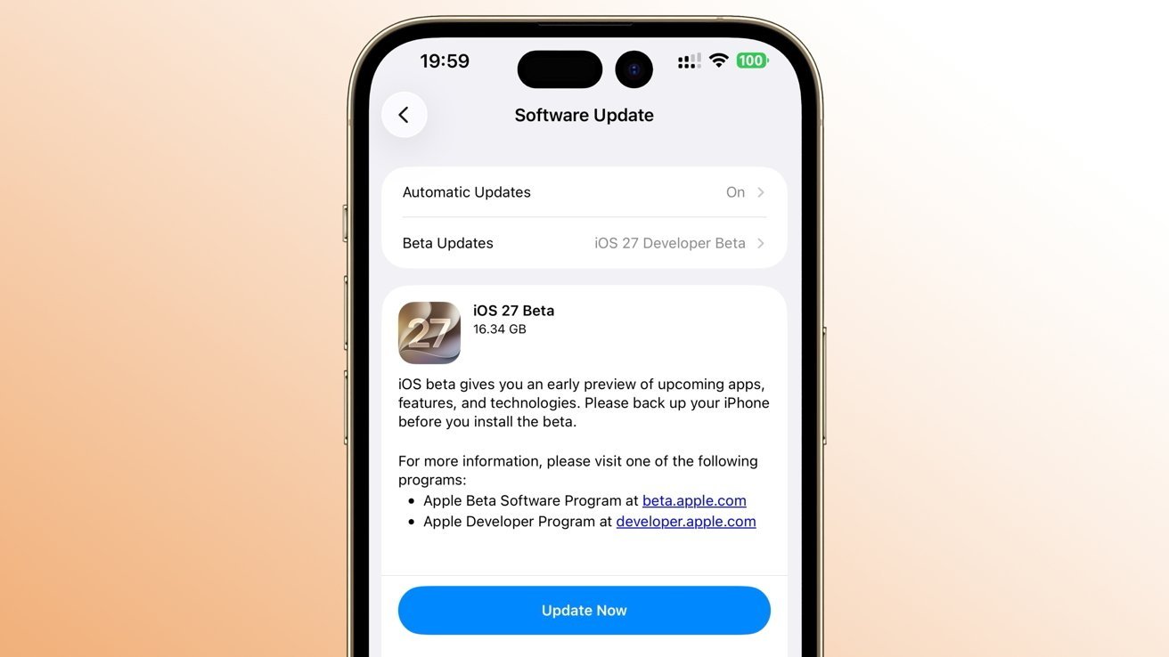 Apple's sixth 27-gen developer betas arrive as the fall release draws closer