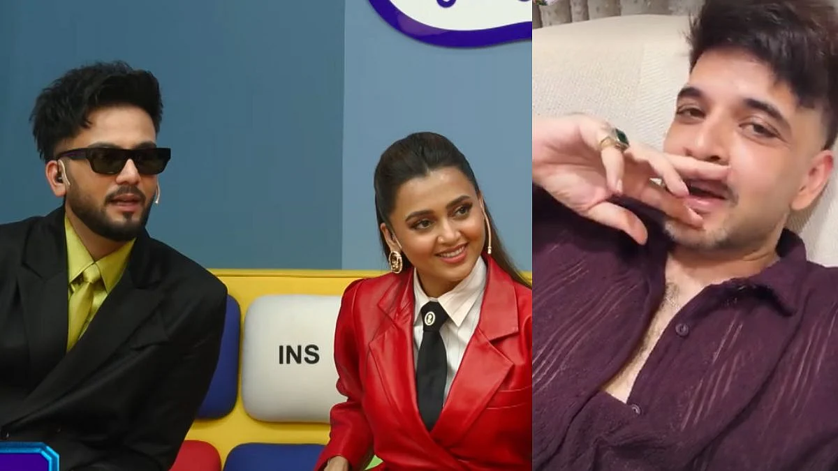 Karan Kundrra Takes A Hilarious Dig At Elvish Yadav After He Calls Girlfriend Tejasswi Prakash 'Biased' During Heated Clash On Playground Season 5- VIDEO