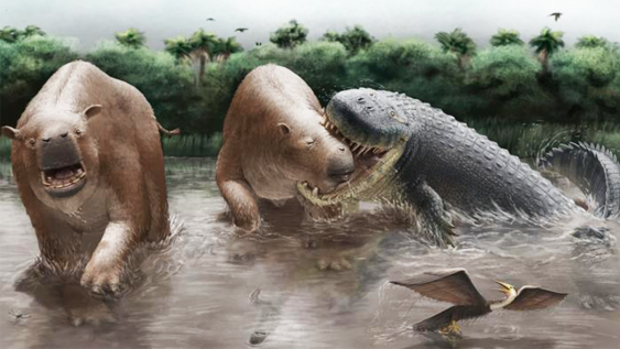 Massive Prehistoric Crocodylians Took a Brutal Approach to Hunting
