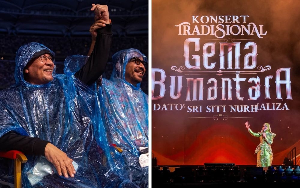 Anwar hails Siti Nurhaliza’s soulful Gema Bumantara concert as 63,000 braved rain to attend
