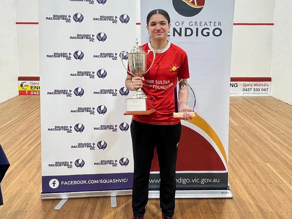 Pakistan squash star Sana Bahadur makes history, wins first PSA title in Australia