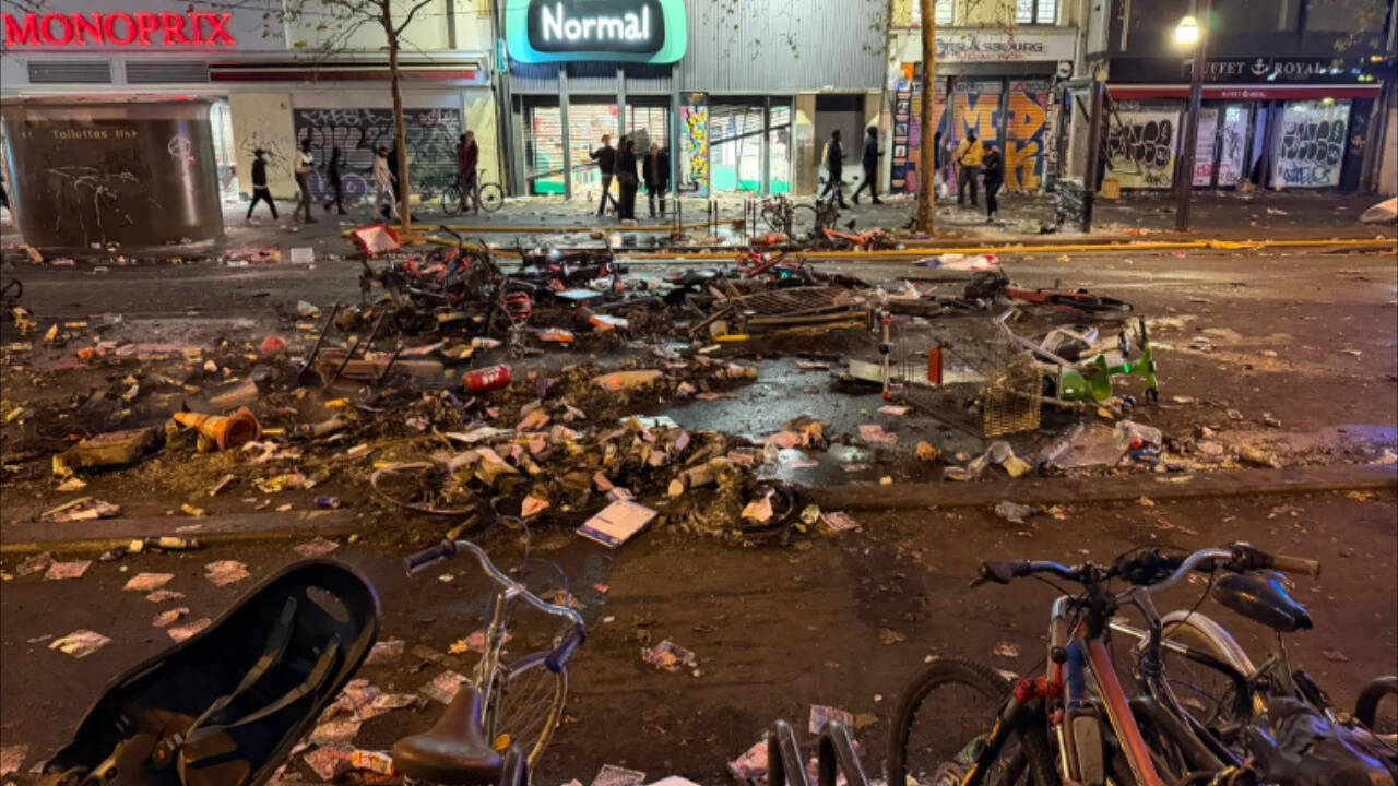 France protests leave Paris streets buried in garbage amidst violence, looting