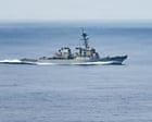 US Navy destroyer adrift in South China Sea for four days after losing power
