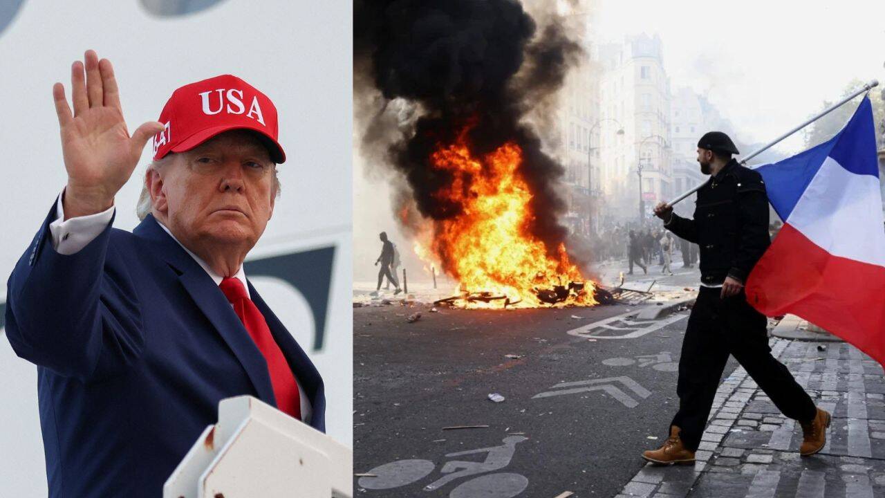 'People from different world': Trump blames immigration for France unrest, warns US