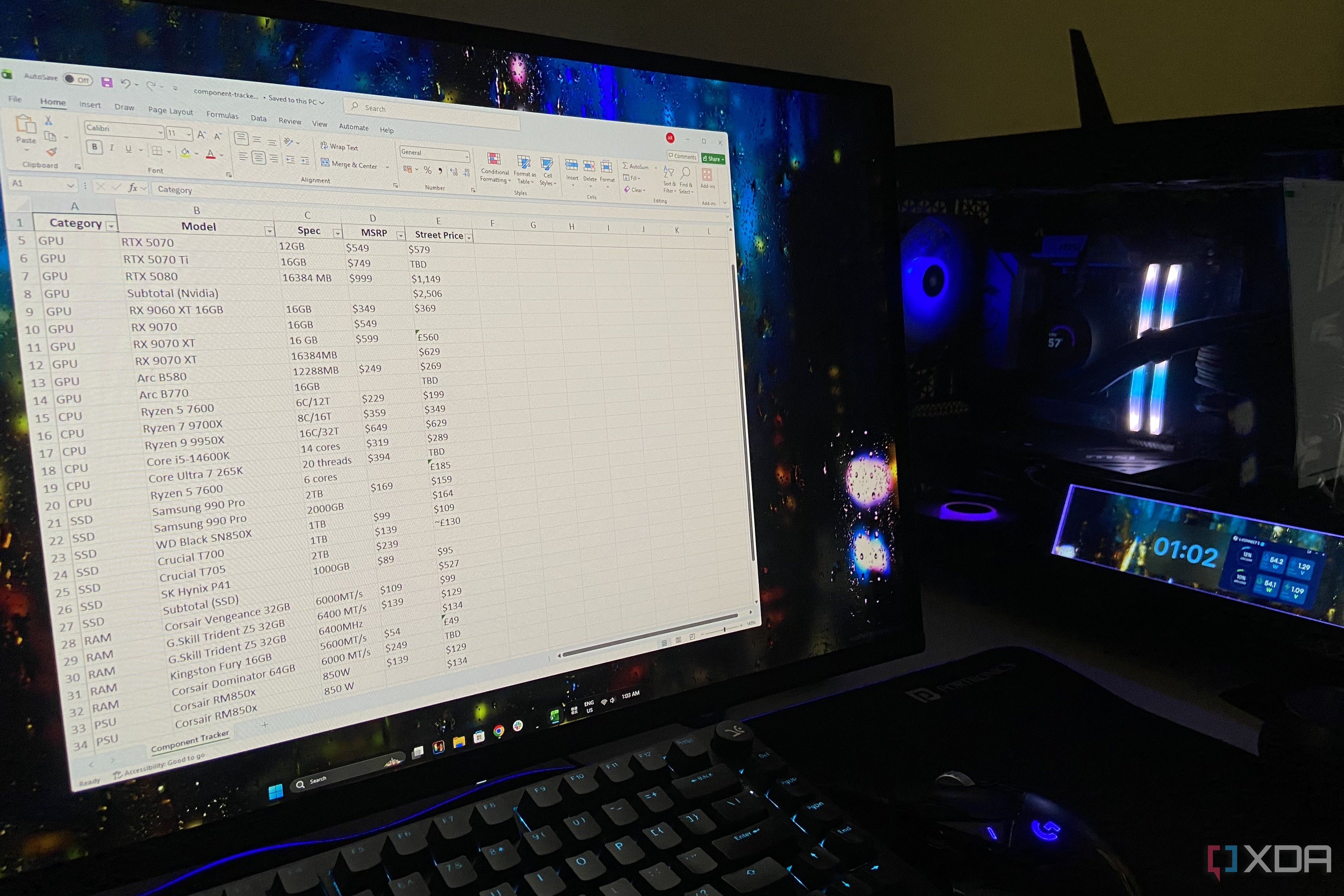 I gave four local models the same messy spreadsheet, and not one found the cheapest graphics card on it