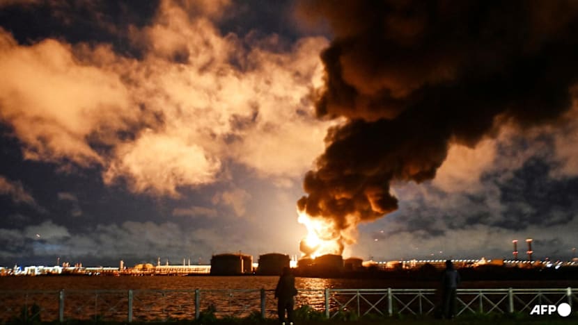 Ukraine sets Saint Petersburg refinery ablaze in large-scale drone attack