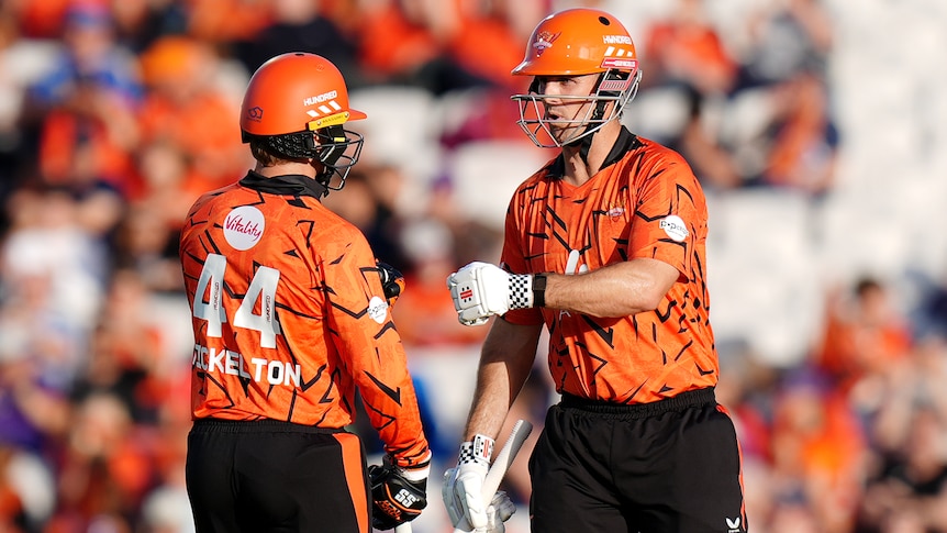Blistering Marsh knock helps Sunrisers smash Hundred's record score
