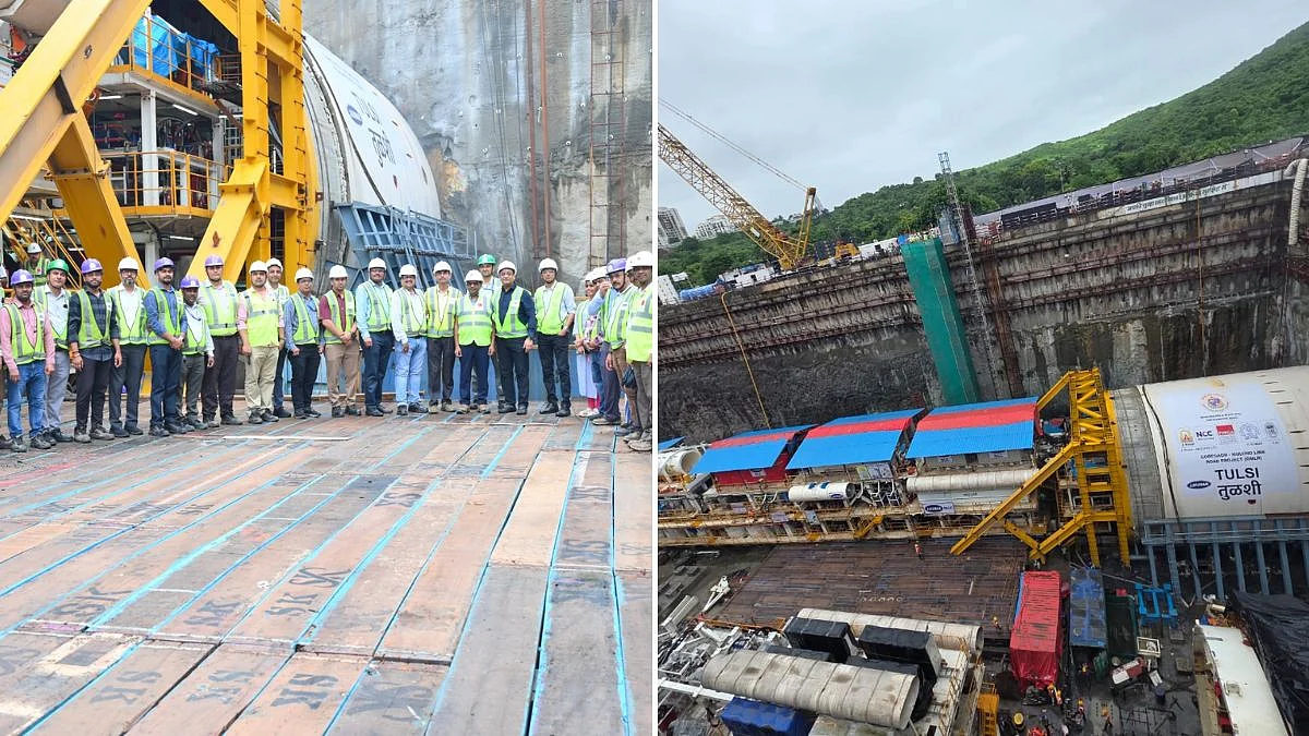 Mumbai’s Goregaon-Mulund Link Road Project Reaches Milestone As TBM Tulsi Begins Excavation For 5.3-Km Tunnel Under Sanjay Gandhi National Park