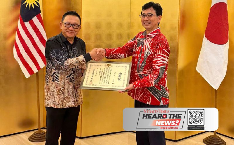 Malaysian honoured for boosting Japan ties