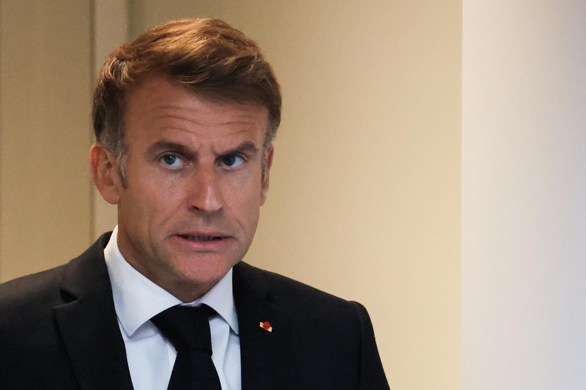 Macron condemns those who 'sought to bring down Republic' after rioting mars nationwide protests